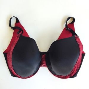 Soma Vanishing Back Full Coverage Lace Trim Underwire Bra 36DDD